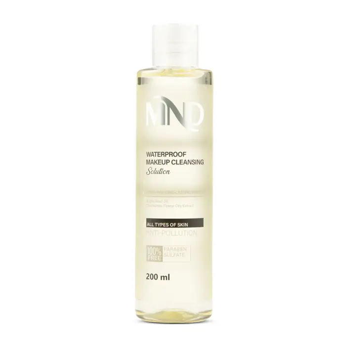محلول پاک کننده آرایش ضدآب ام ان دی مناسب انواع پوست