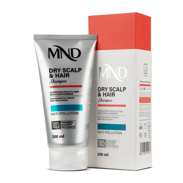 شامپو احیا کننده مو ام ان دی مناسب پوست سر و موی خشک